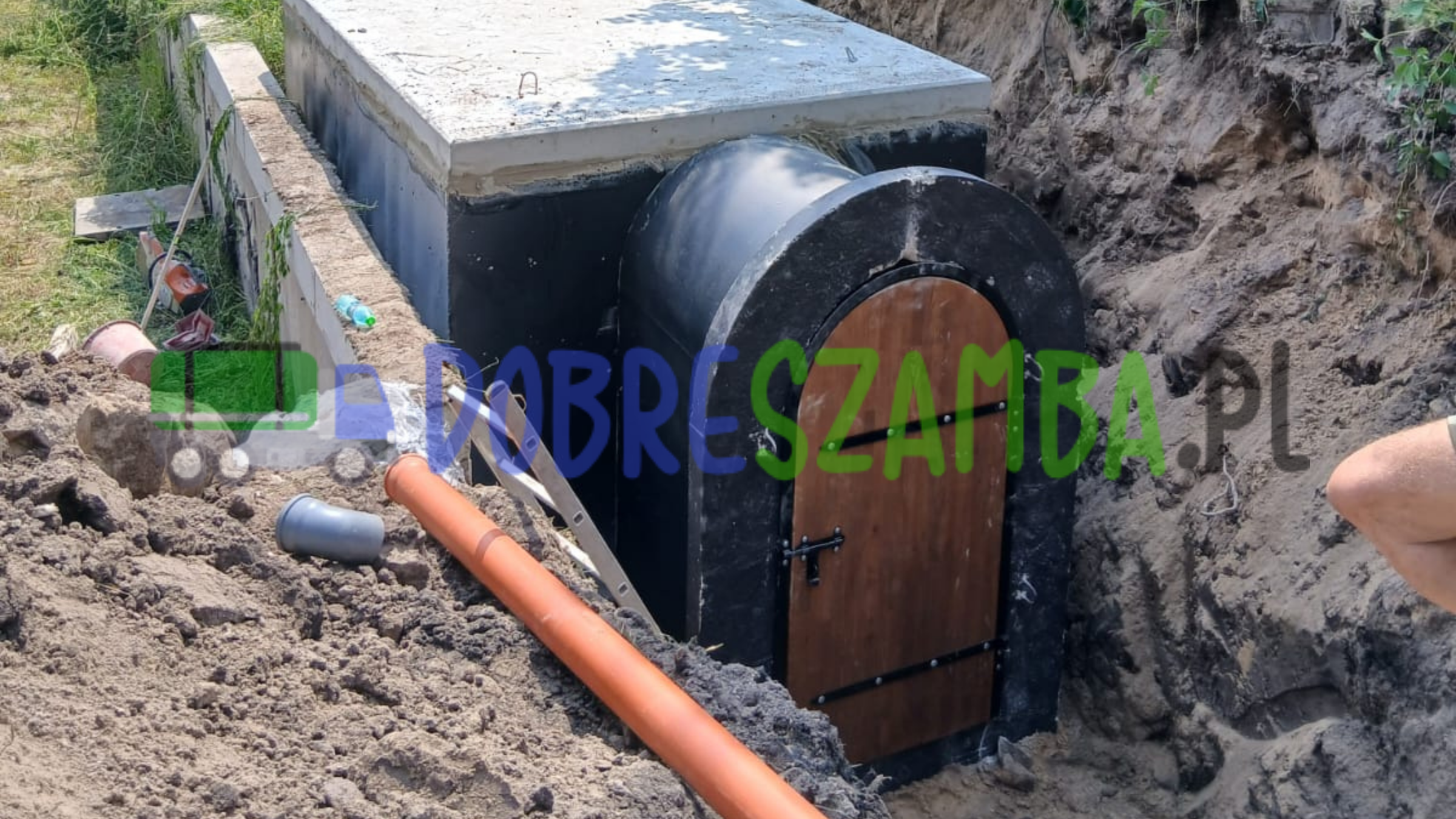 gotowa ziemianka betonowa montowana w gruncie